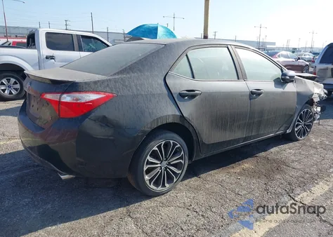 2015 Toyota Corolla S Plus из США, поврежденный, VIN 5YFBURHE2FP334904
